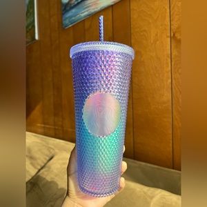 NWT Rare Starbucks Unicorn Iridescent Mermaid Studded Cup